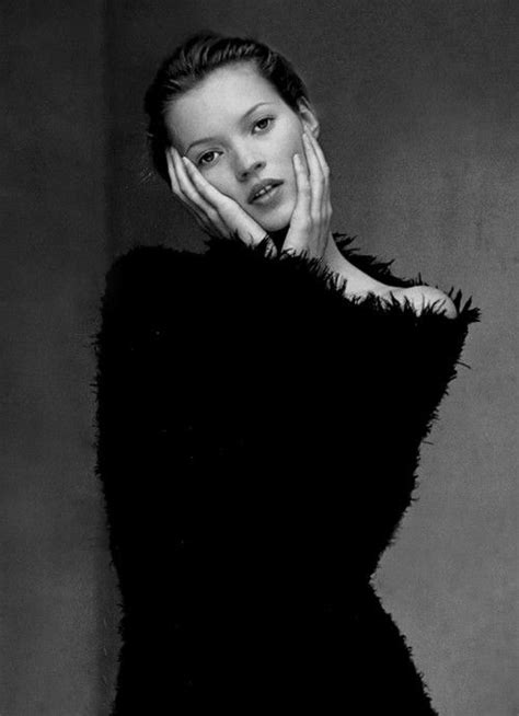 Kate Moss By Mario Testino For Glamour France October 1993 Fotografie In Bianco E Nero