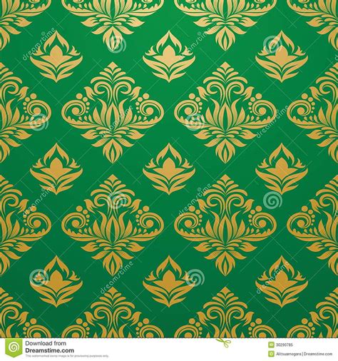 Gold And Green Grunge Victorian Royalty Stock Gold Green Green