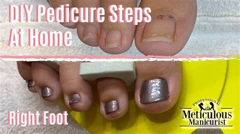 Shortn Sweet Diy Pedicure Steps At Home Part One Youtube