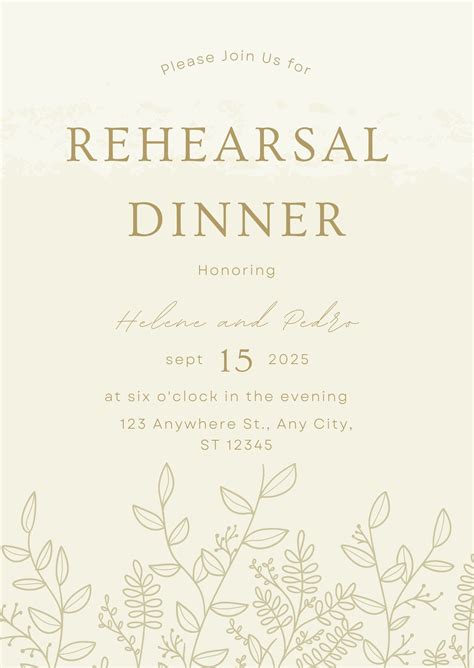 Formal Dinner Party Invitation Wording