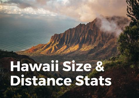 Hawaii Size Comparison & Distance Statistics! - TravelPeri