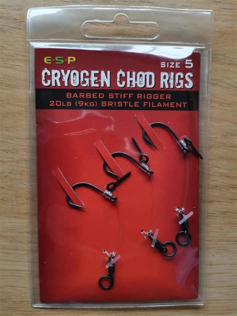 ESP Cryogen Chod Rig With Bait Screw Barbed OR Barbless Amazon Co Uk