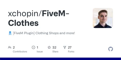 GitHub - xchopin/FiveM-Clothes: 👖 [FiveM Plugin] Clothing Shops and more!