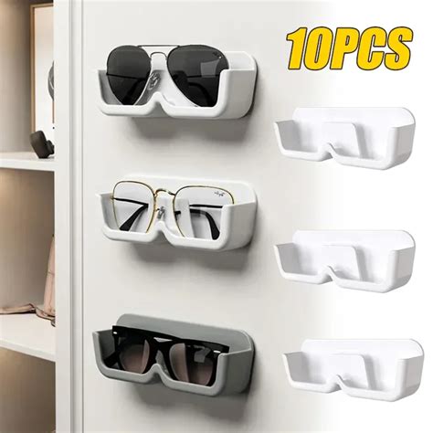 Oydwei High End Wall Mounted Perforated Glass Display Cabinet For Sunglasses Free Standing