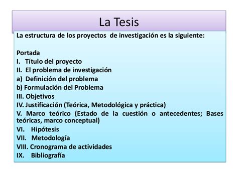 Guia Para Elaborar Proyecto De Tesis Hipotesis Metodo Cientifico Images