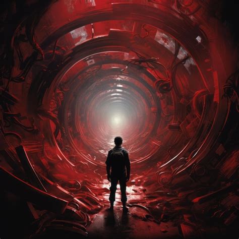 Premium Photo The Dark Secrets Unfold Red Spiral Haunts The Saw Movie