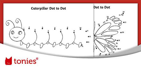 FREE Twinkl And Tonies Caterpillar Dot To Dot Activity Worksheets