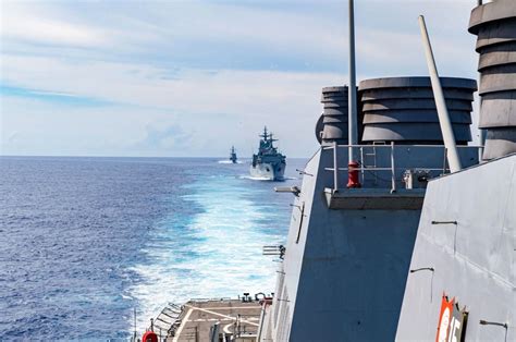 US Australia Japan Canada Conduct Joint Exercises In South China Sea