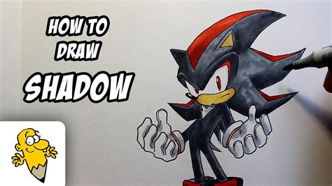 How To Draw Shadow [sonic The Hedgehog] Drawing Tutorial How To Draw