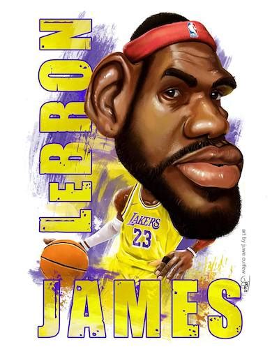 lebron james By juwecurfew | Sports Cartoon | TOONPOOL