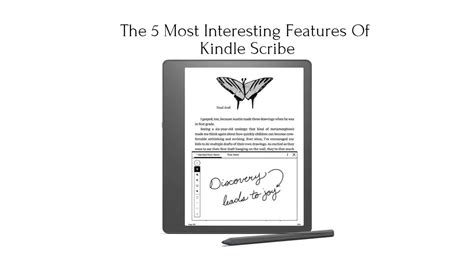 The 5 Most Interesting Features Of Kindle Scribe