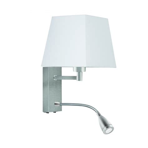 9719ss Wall Light Satin Silver