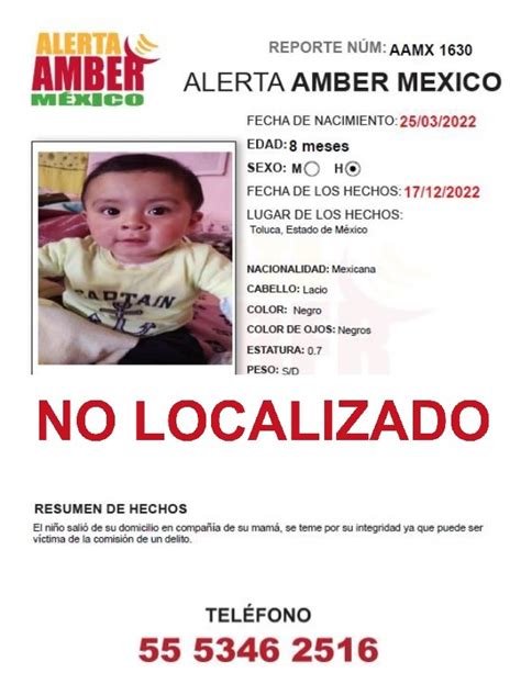 Alerta AMBER México on Twitter Ha transcurrido el tiempo de vigencia