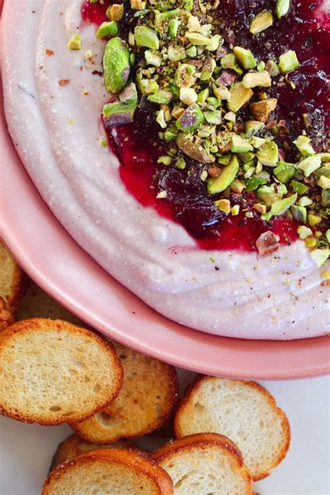 Whipped Feta With Cranberries Pistachios Honey