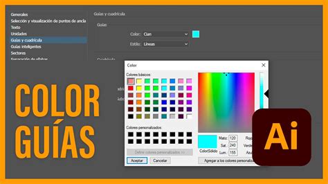 Cambiar Color De Las Gu As En Illustrator Youtube