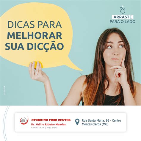 Dicas para melhorar sua dicção Otorrino Fisio Center