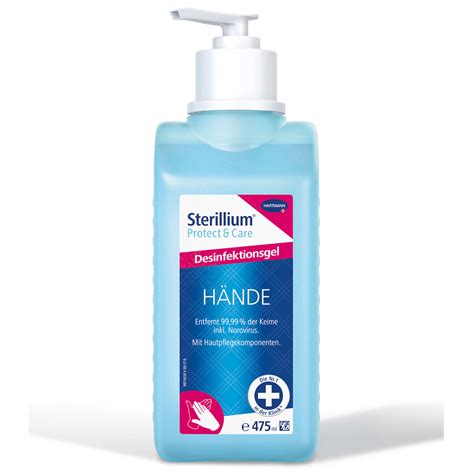 Sterillium Protect Care Hände Desinfektionsgel 475 ml Pumpflasche