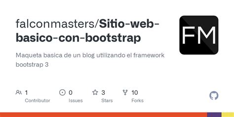 GitHub Falconmasters Sitio Web Basico Con Bootstrap Maqueta Basica