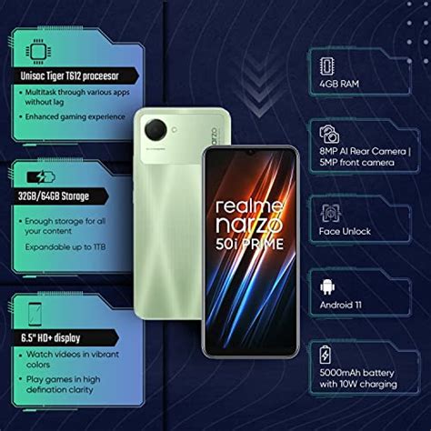 Realme Narzo I Prime Mint Green Gb Ram Gb Storage Octa Core