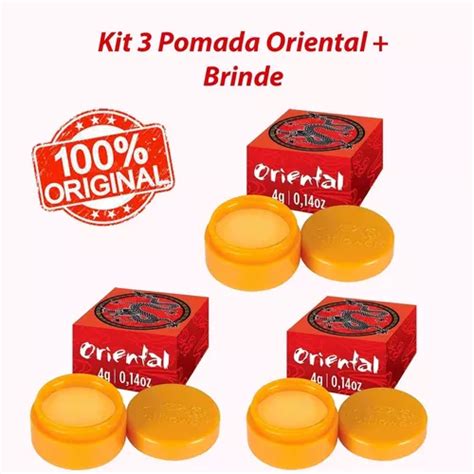 Kit 3 Pomada Oriental 3 Em 1 Chinesa Esquenta Esfria Retarda Mercadolivre