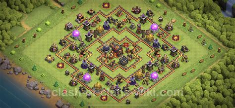 Best Anti 3 Stars Base Th10 With Link Hybrid 2023 Town Hall Level 10 Base Copy 83