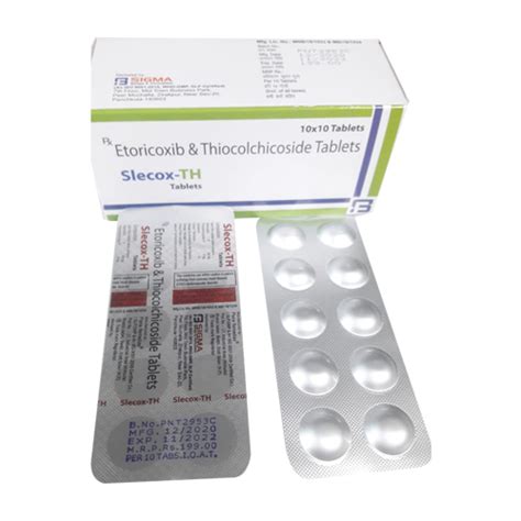 Slecox Th Tablets Sigma Softgel Formulation