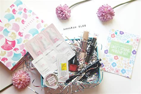 Ammarahblog Yes Style Beauty Box Sweet Spring Makeup Kit Review