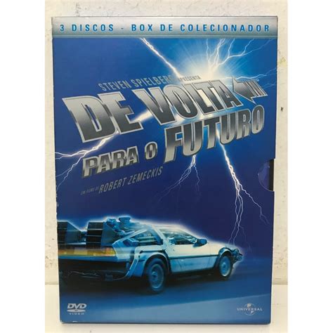 DVD Box De Volta Para O Futuro Trilogia Original Shopee Brasil