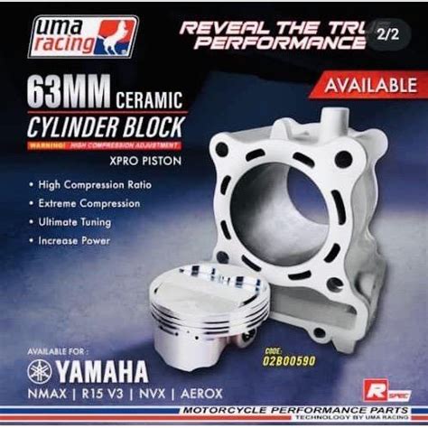 NVX NMAX R15 V3 Y16 Uma Racing Ceramic Block XPRO XPRO