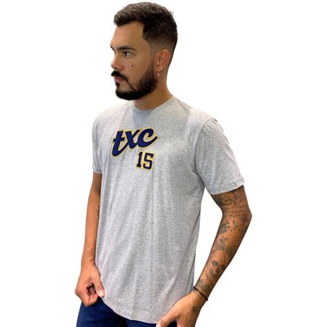 Camiseta Masculina Txc Custom Estampado Mescla M Dio