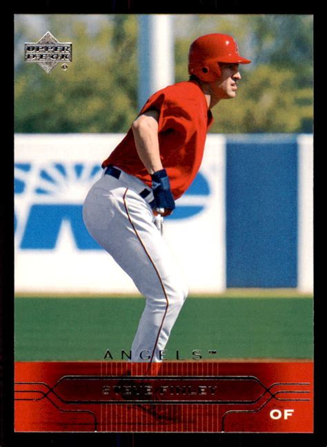 Upper Deck Steve Finley Los Angeles Angels Ebay