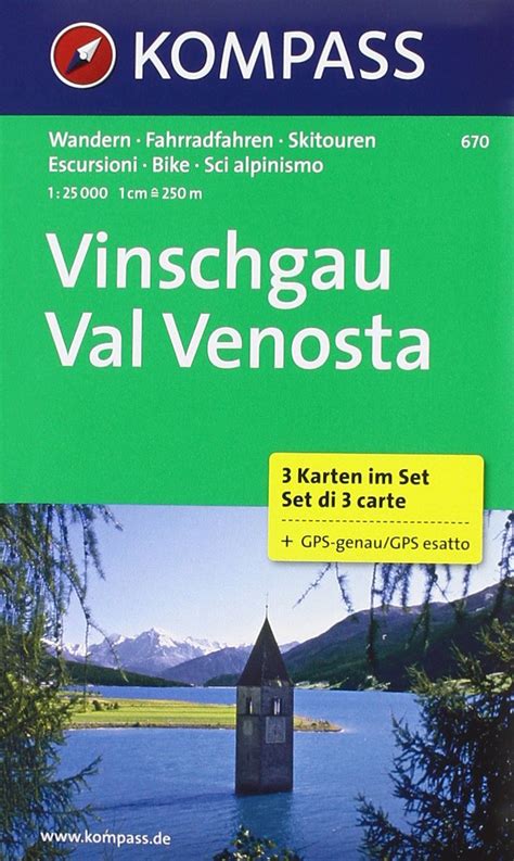 Vinschgau Val Venosta Wanderkarten Set In Der Schutzh Lle Mit