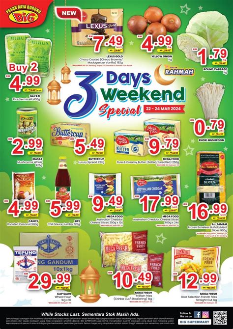 Pasaraya Big Weekend Promotion 22 24 Mar 2024