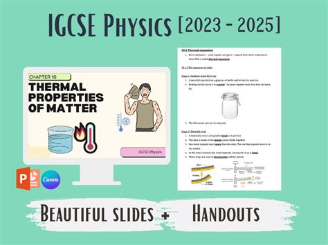 Slides Handouts C Igcse Physics Thermal Physics Bundle