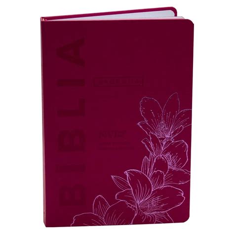 Bíblia Sagrada Nvi Slim Semi Luxo Capa Dura Rosa Cabana