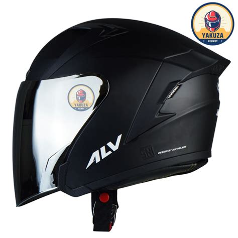 Jual Alv Ultron Pro Helm Half Face Solid Standart Sni Shopee Indonesia