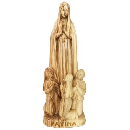 Notre Dame de Fatima pèlerine en bois DOLFILAND