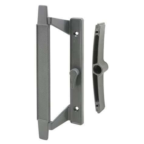 Prime Line In Gray Hole Centers Sliding Door Handle Set C