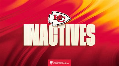 Week 16 Inactives Chiefs Vs Texans