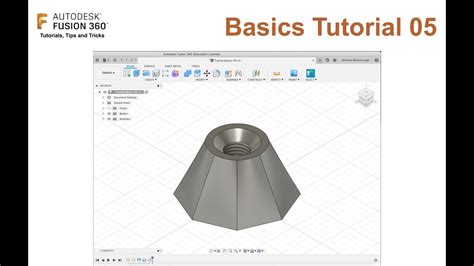 Autodesk Fusion 360 Basics Lofting Tools Tutorial 05 YouTube