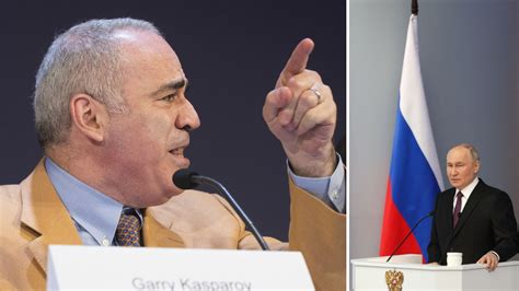 Garri Kasparov på Rysslands terrorlista är öppet kritisk till Putin