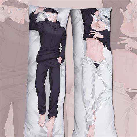 Satoru Gojo Body Pillow Cover Jujutsu Kaisen Pillow Case Etsy Uk