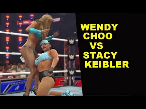 Wwe K Wendy Choo Vs Stacy Keibler Bikini Match Youtube