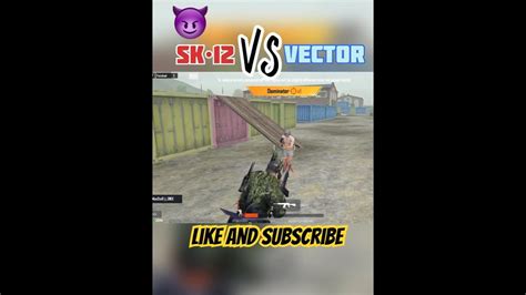 😜sk 12 Vs Vector🔫damage Test Comparison 🔥camparisonbgmipubgmobile