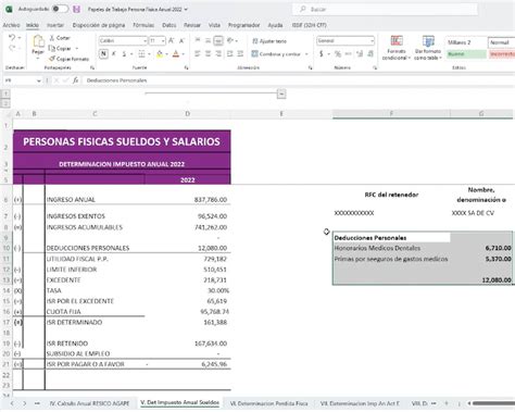 Declaraci N Anual De Personas F Sicas Reg Menes Fiscales Y