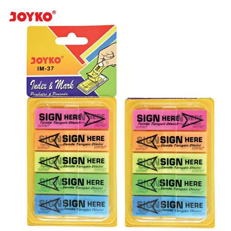 Jual Sign Here Sticky Note Index Flag Sticker Stiker Tempelan Tanda