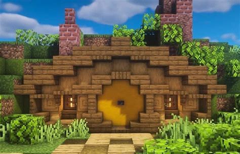 View 28 Minecraft House Ideas Hobbit Hole Tolanseupics