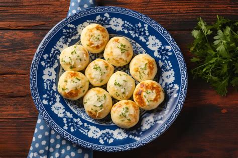 Premium Ai Image Pao De Queijo Savory Delights Of Brazilian Cheese Bread