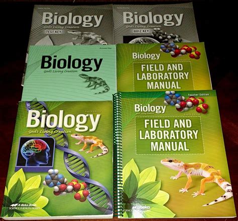 Lot Of Abeka 10th Grade Biology Student Text Laboratory Manual Fb302 Ebay