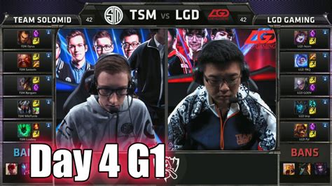 Tsm Vs Lgd Gaming Day Game Group D S World Championship